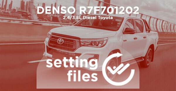 Second generation setting files for DENSO R7F701202 (L4 diesel 2.4/2.8L)