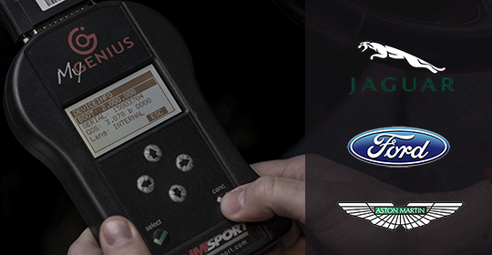 My Genius available for Ford, Aston Martin and Jaguar