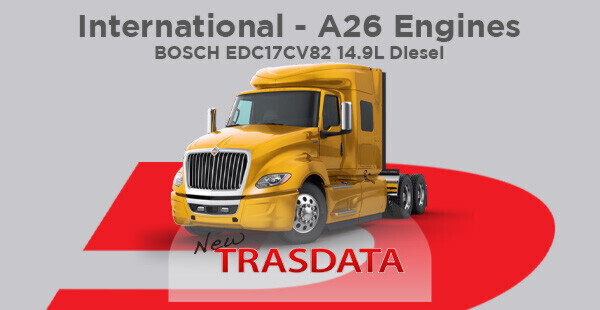 International A26 Engine: work in BENCH MODE on BOSCH systems with New Trasdata