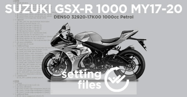 Second generation setting files for DENSO that equips SUZUKI GSX-R 1000 MY17-20 149kW