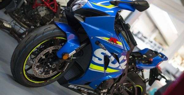 A brand new Suzuki GSXR1000 with Rapid Bike technology