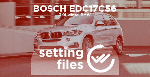 Second generation setting files for BOSCH EDC17C56 (L6 diesel 3.0L)