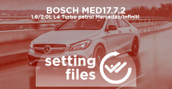 Second generation setting files for BOSCH MED17.7.2 (L4 turbo petrol 1.6/2.0L)