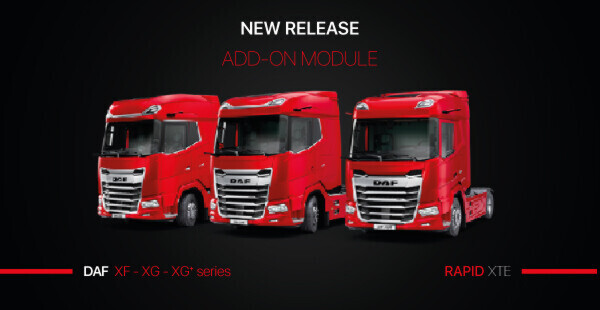 Rapid XTE now compatible with DAF XG, XG+, and XF series trucks