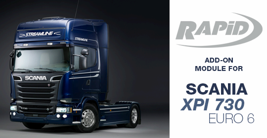 Scania XPI 730 Euro 6: lets tune it with Rapid!