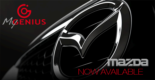 Mazda applications available on My Genius
