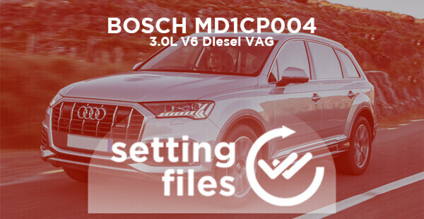 Second generation setting files for BOSCH MD1CP004 (V6 diesel VAG 3.0L)
