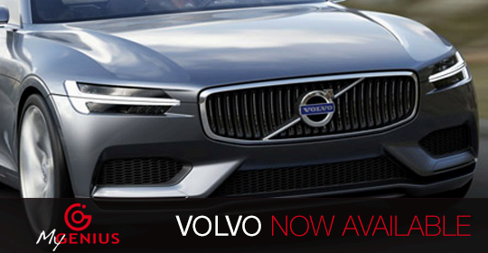 Volvo applications now available on My Genius!