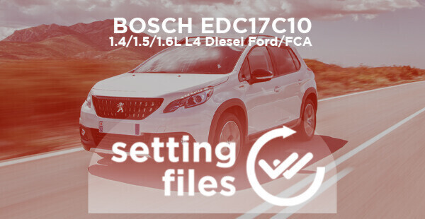 Second generation setting files for BOSCH EDC17C10 (L4 diesel 1.4/1.5/1.6L)