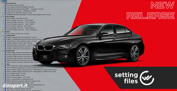 Discover the new updated settings files for BOSCH MEVD17.2.3
